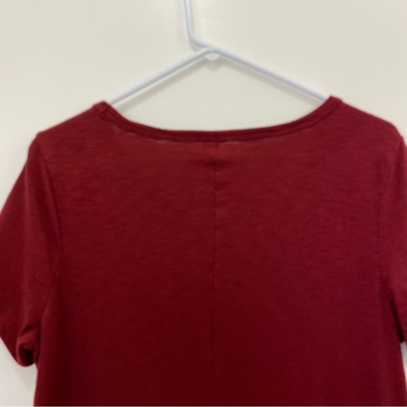 Burgundy / maroon t shirt dress - Picture 6 of 6